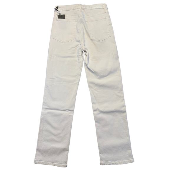 re/done 90s High-Rise Loose Straight-Leg White Jeans - Picture 4 of 12